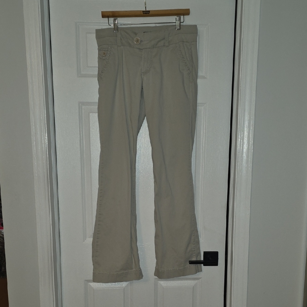 BKE Women's Tan Boot Cut Jeans